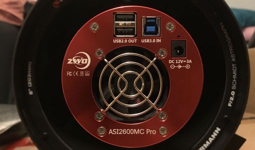 ZWO ASI2600MC Pro am Rasa 8"