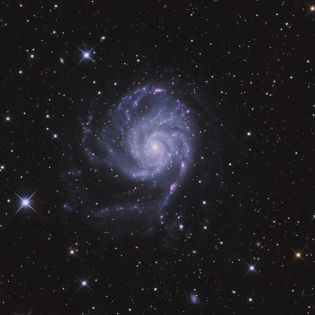 M101 Feuerrad Galaxie